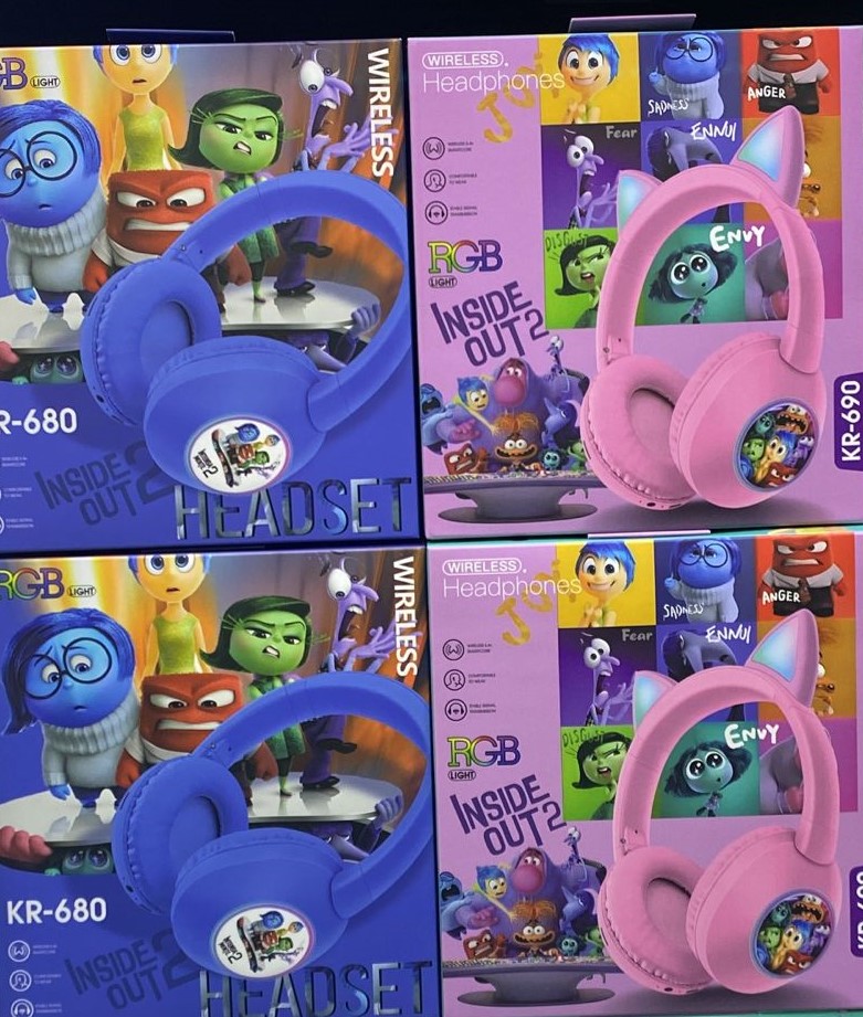 Audifonos bluetooth diseño intensamente